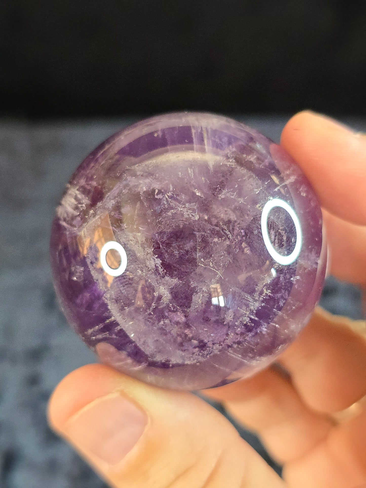 Ametrine sphere from Bolivia