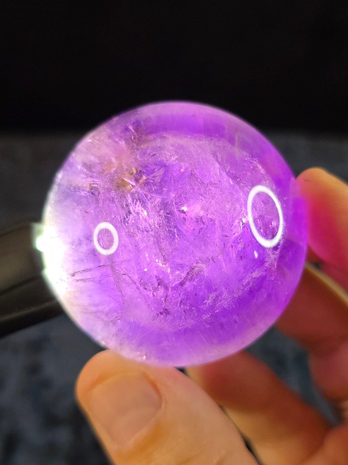 Ametrine sphere from Bolivia