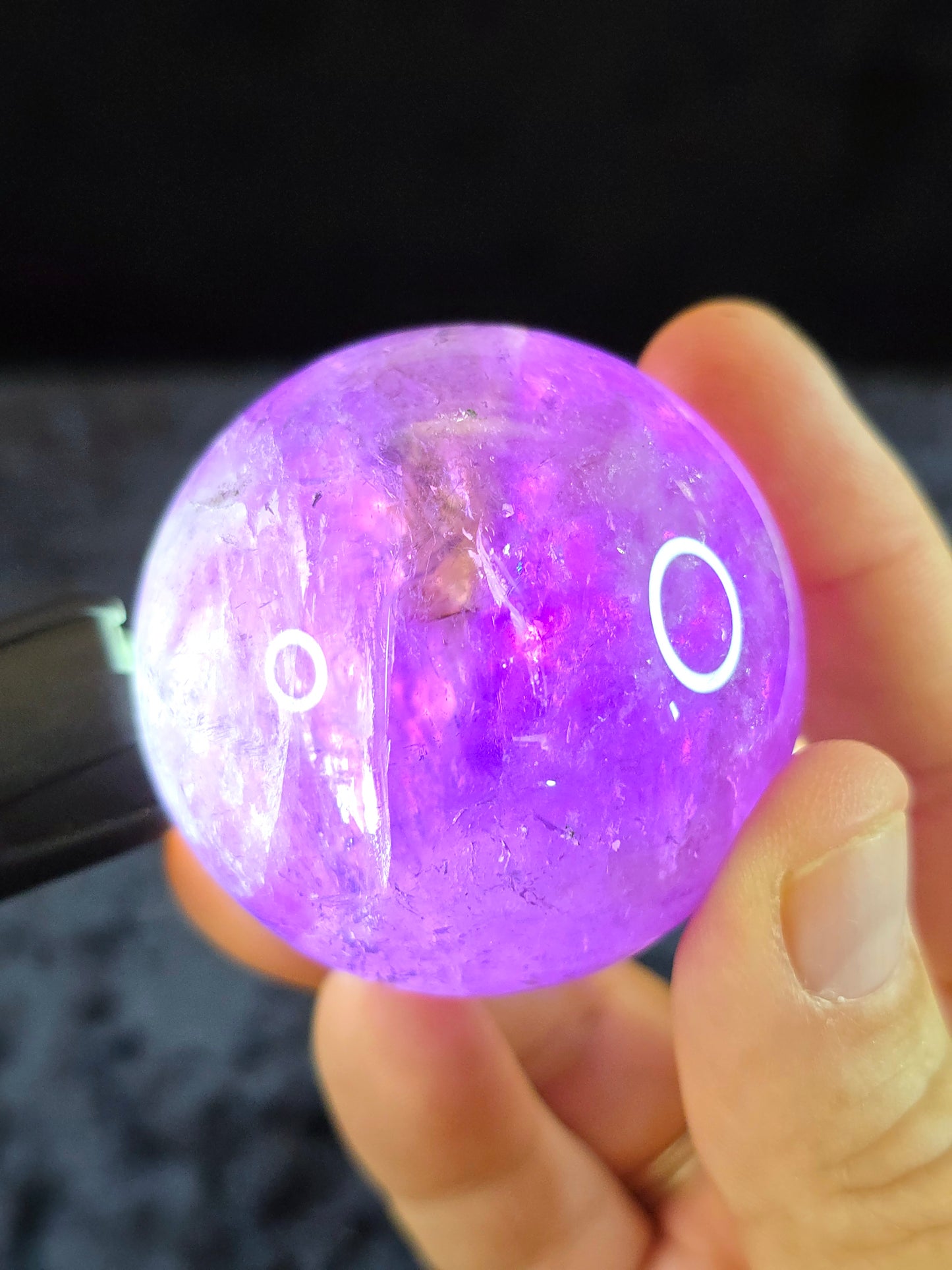 Ametrine sphere from Bolivia