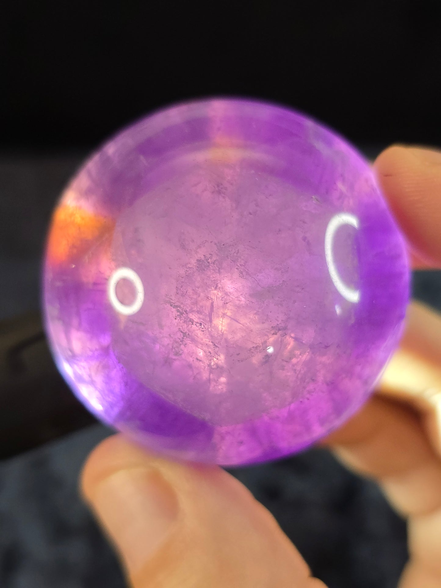 Ametrine sphere from Bolivia