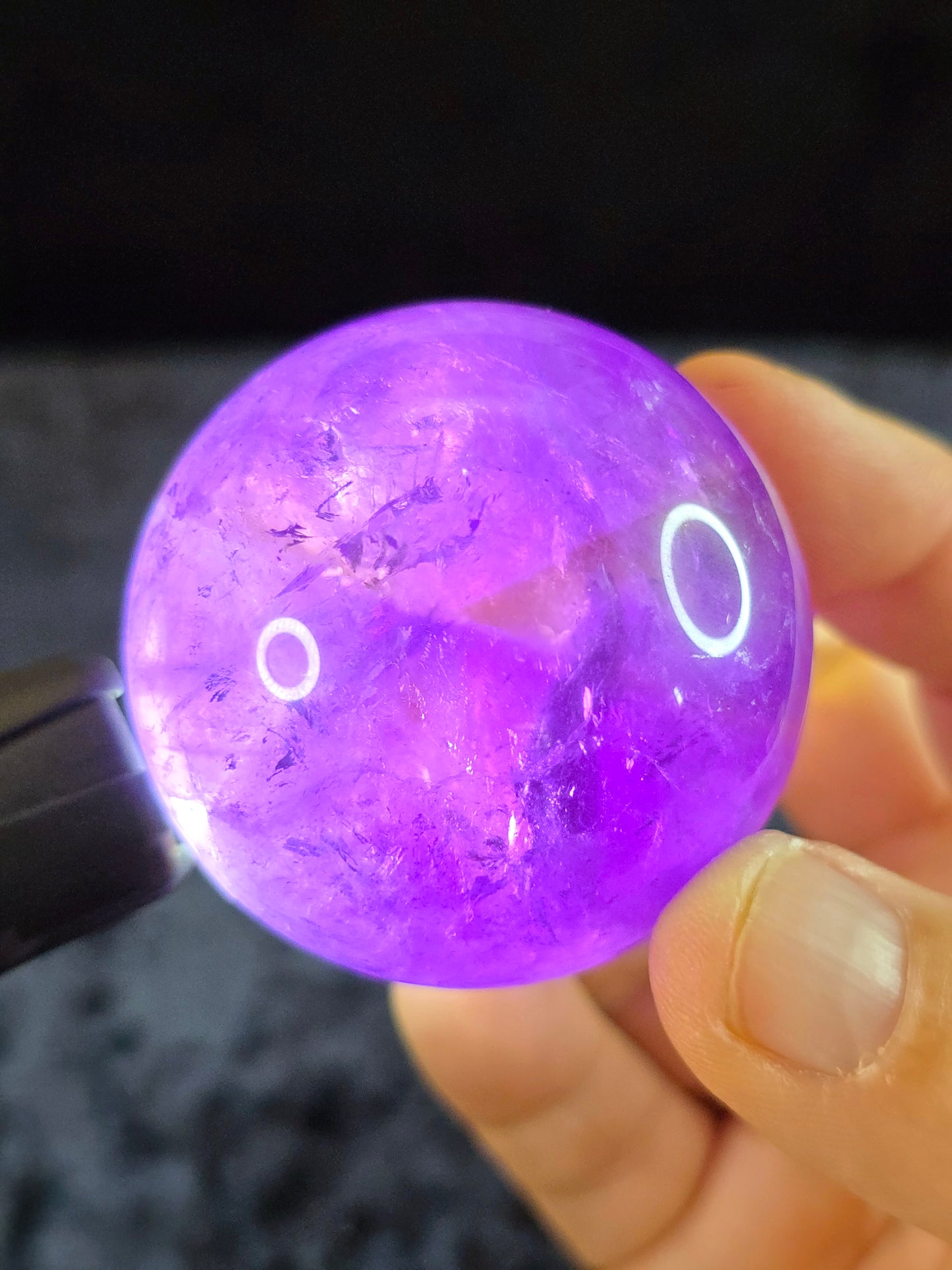 Ametrine sphere from Bolivia