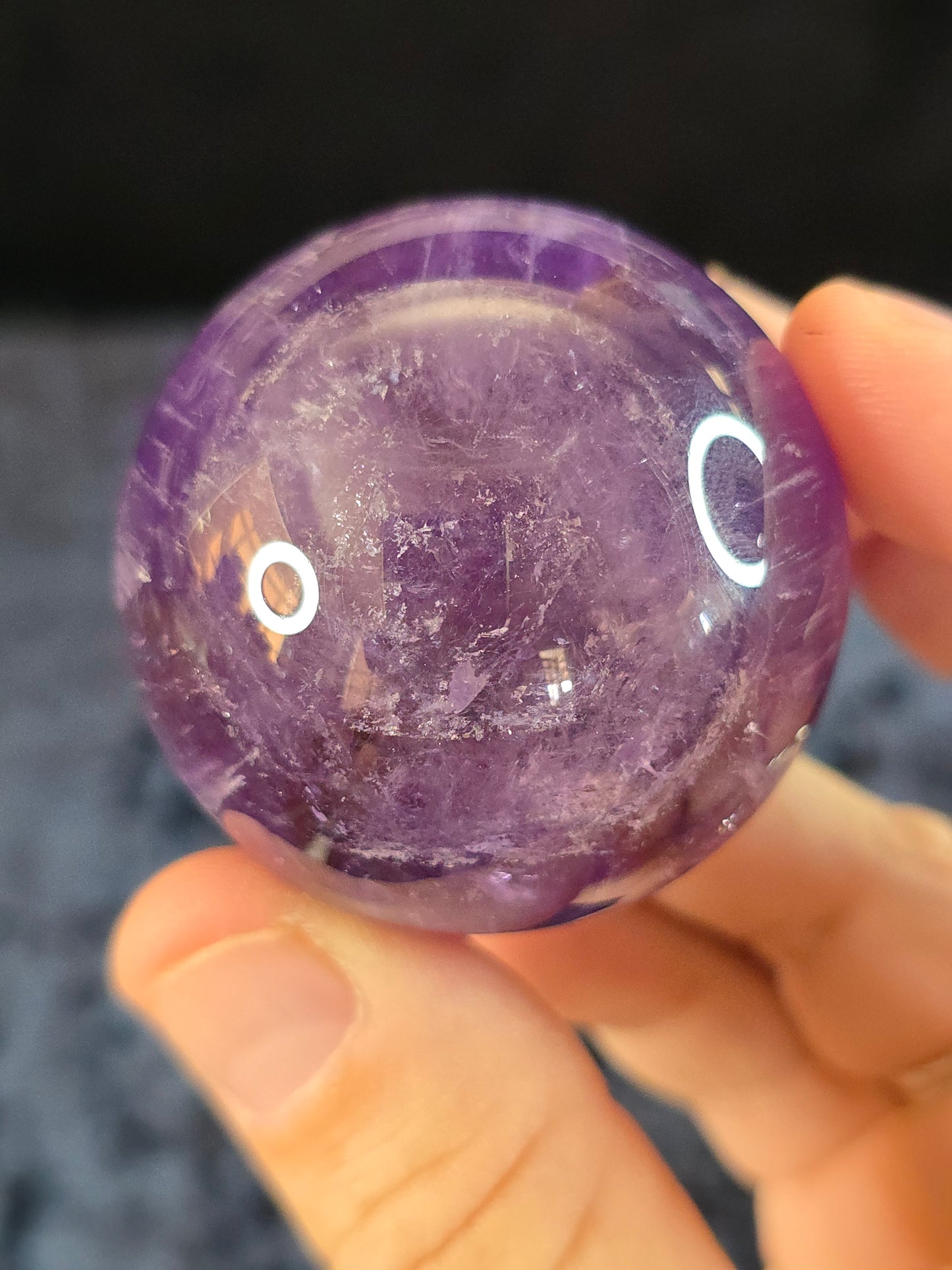 Ametrine sphere from Bolivia