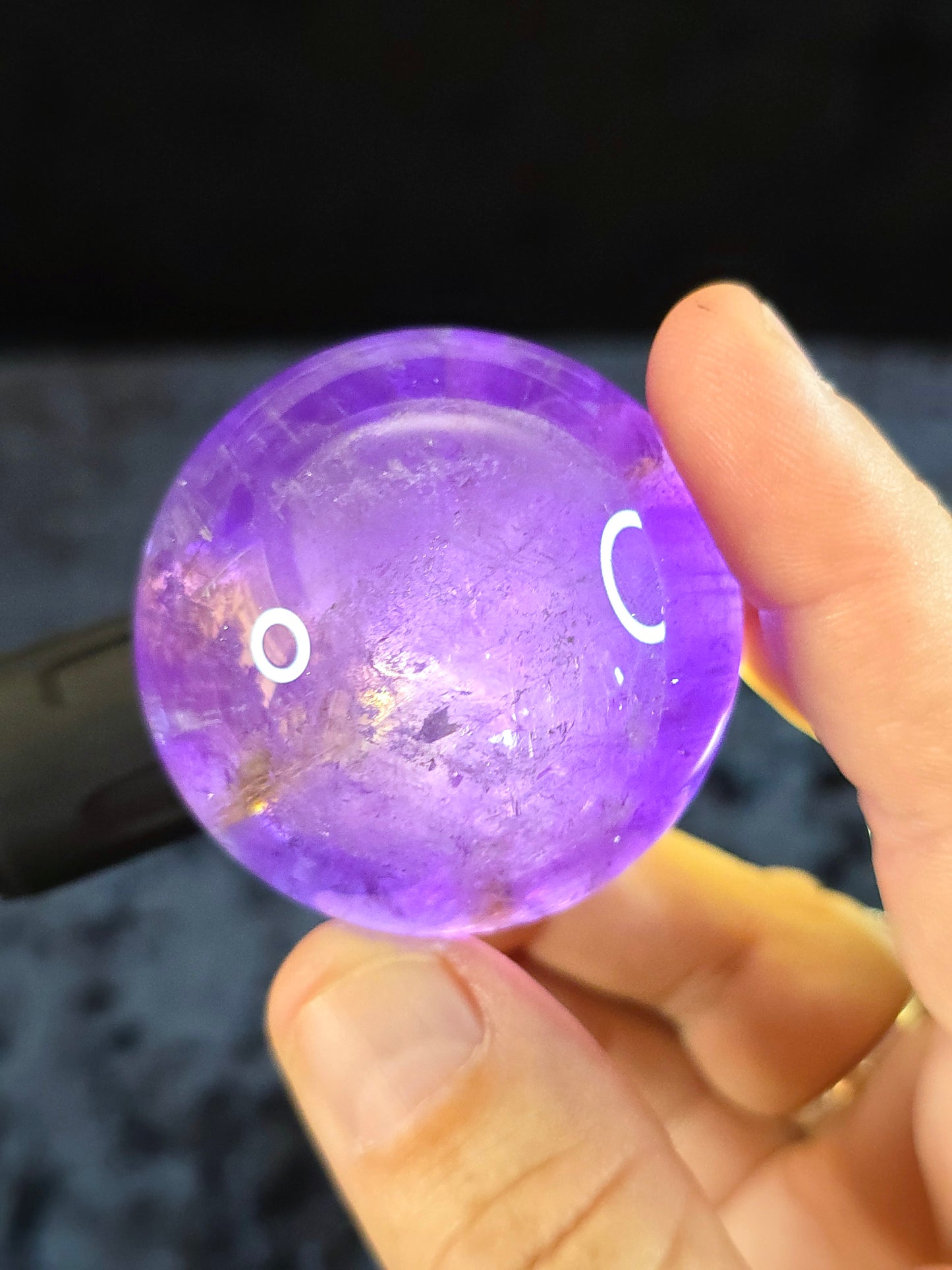 Ametrine sphere from Bolivia