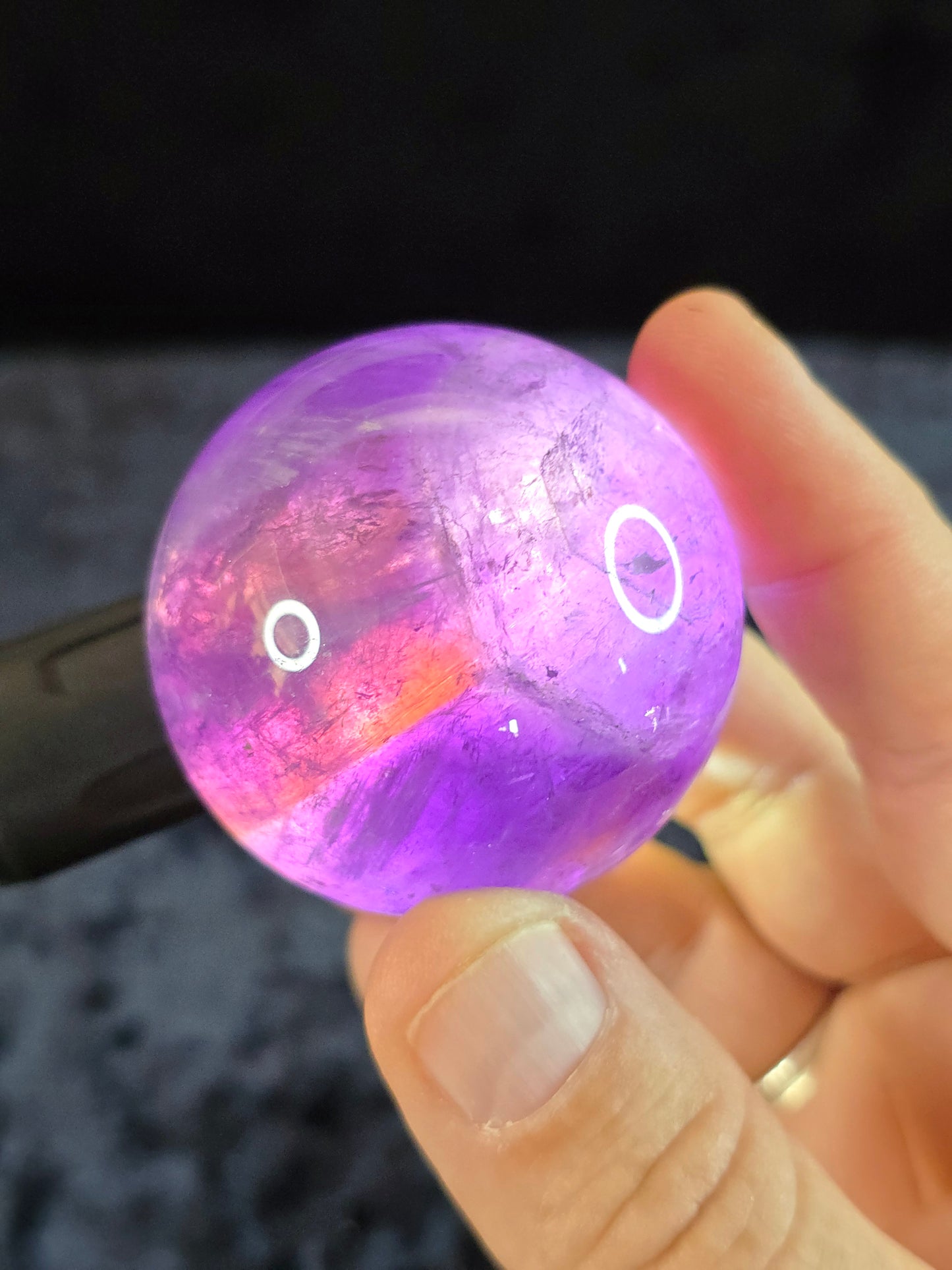 Ametrine sphere from Bolivia