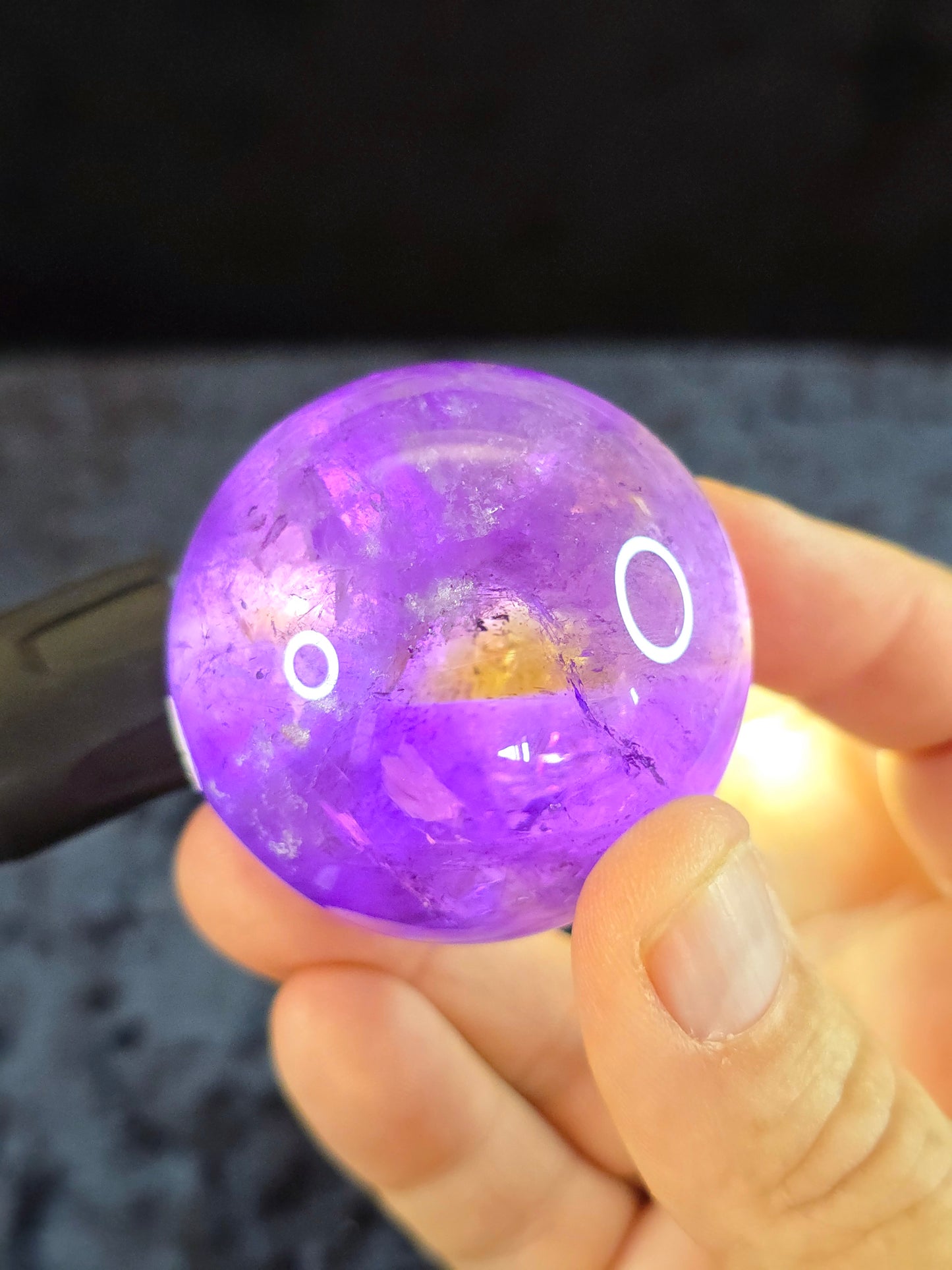 Ametrine sphere from Bolivia