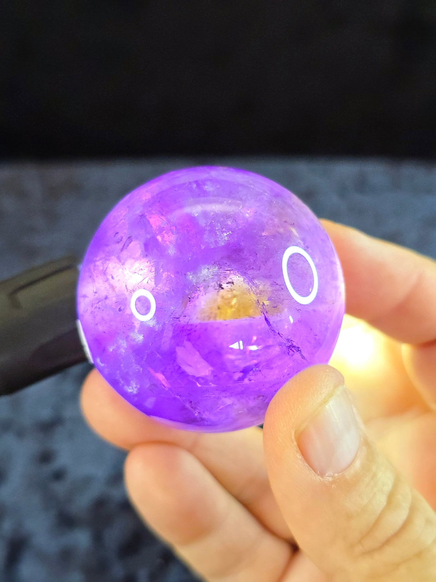 Ametrine sphere from Bolivia