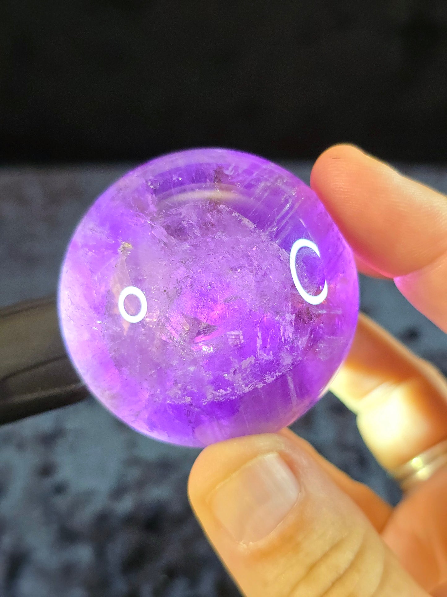 Ametrine sphere from Bolivia