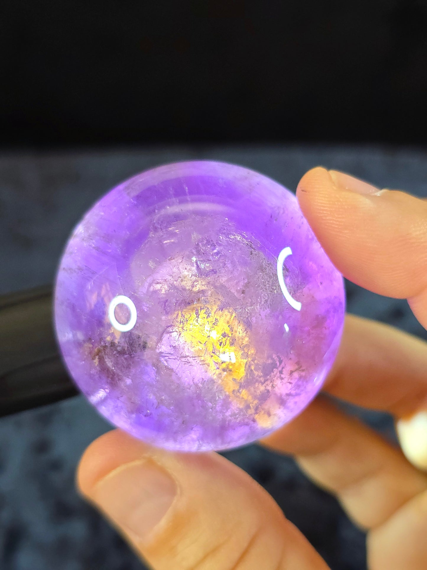 Ametrine sphere from Bolivia