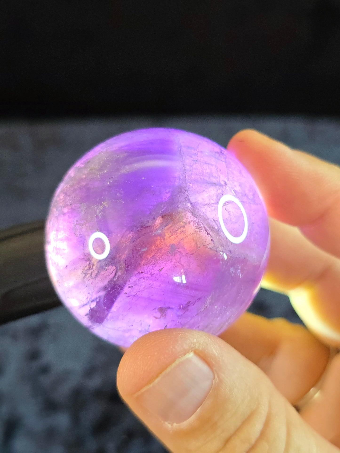 Ametrine sphere from Bolivia