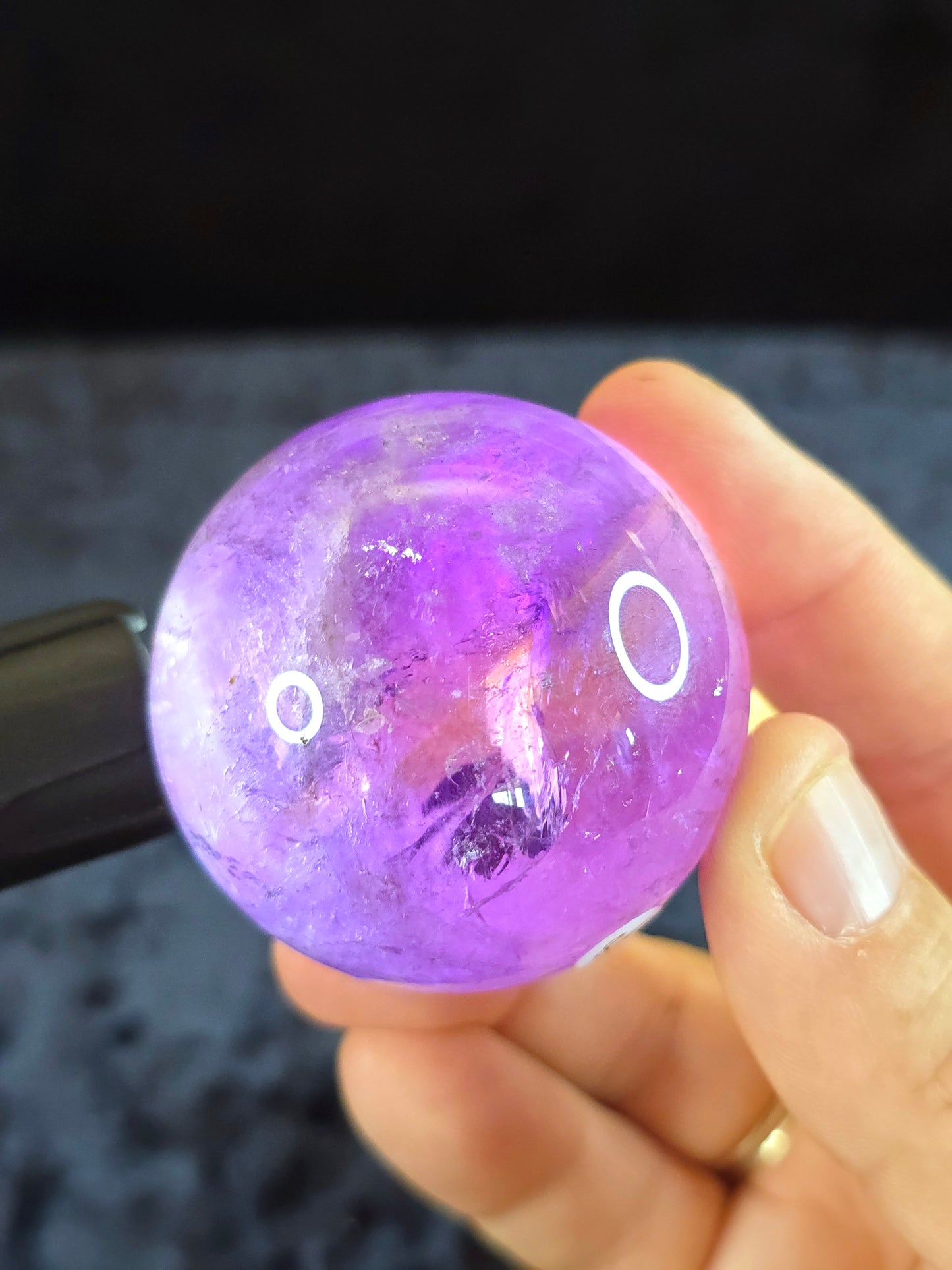 Ametrine sphere from Bolivia