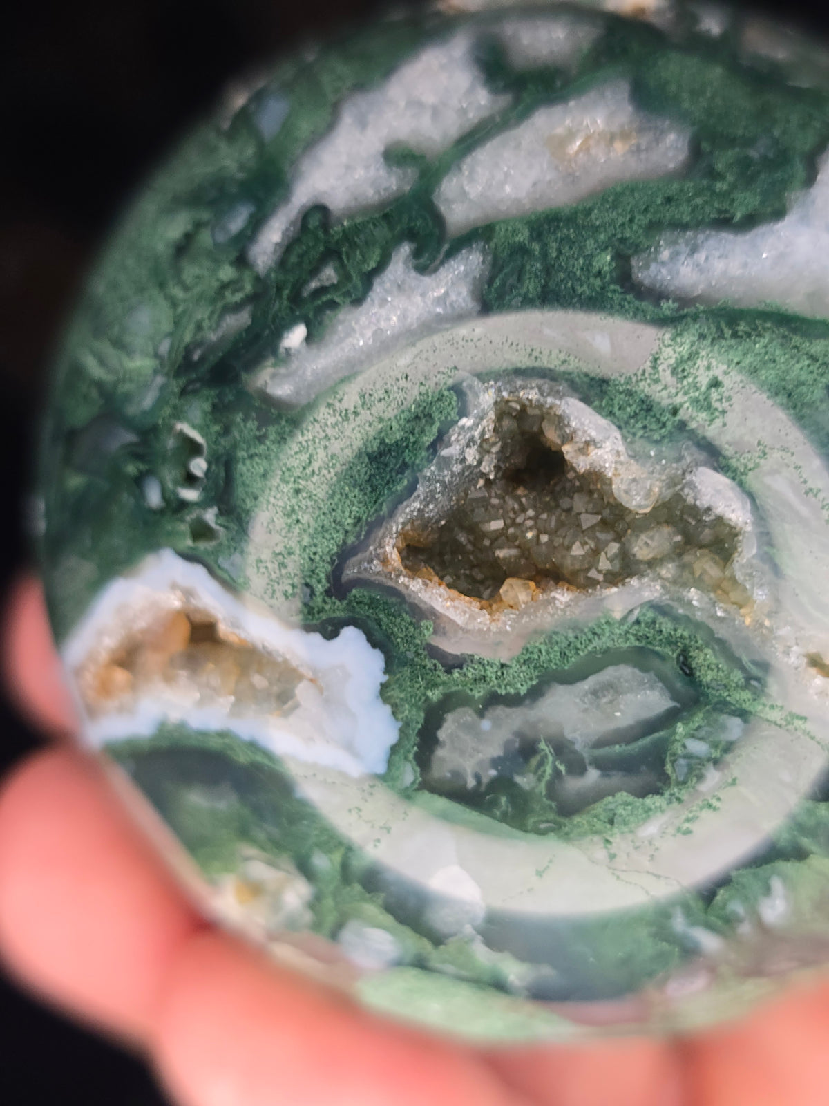 Moss Agate sphere