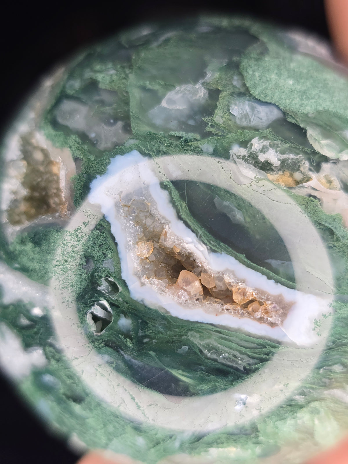 Moss Agate sphere