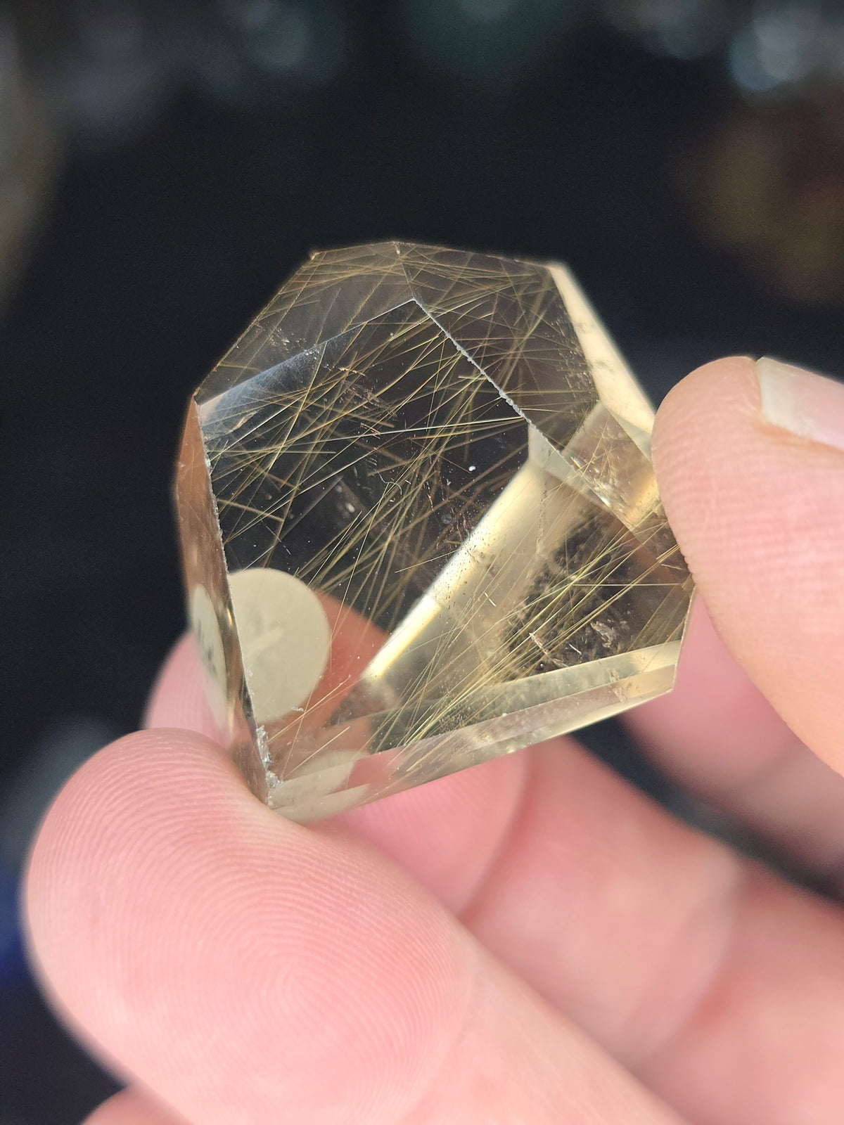 Rutilated quartz mini freeform
