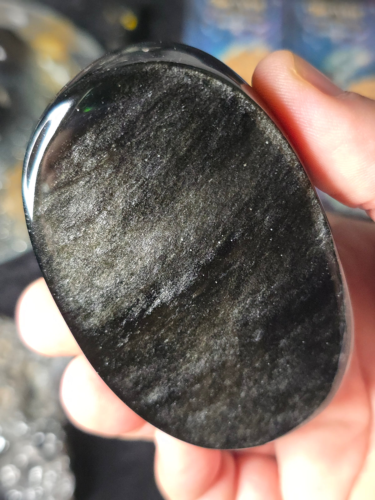 Silver sheen soap bar