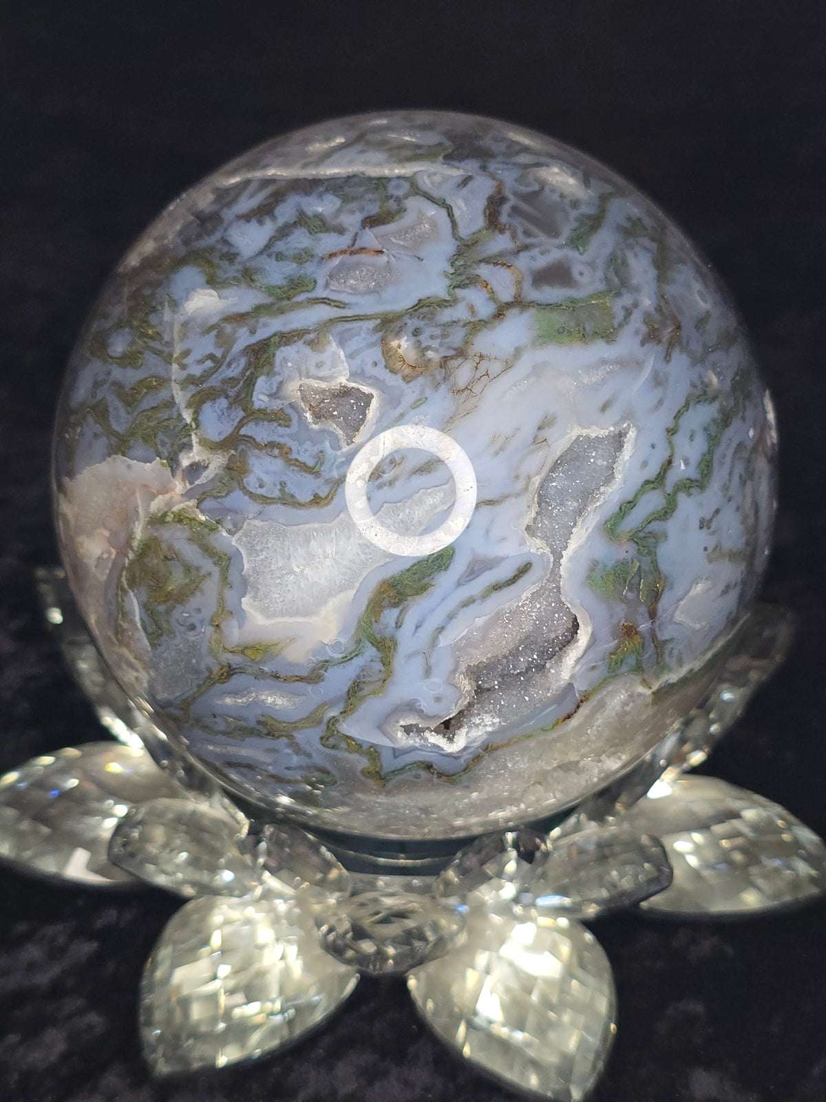 Moss Agate sphere