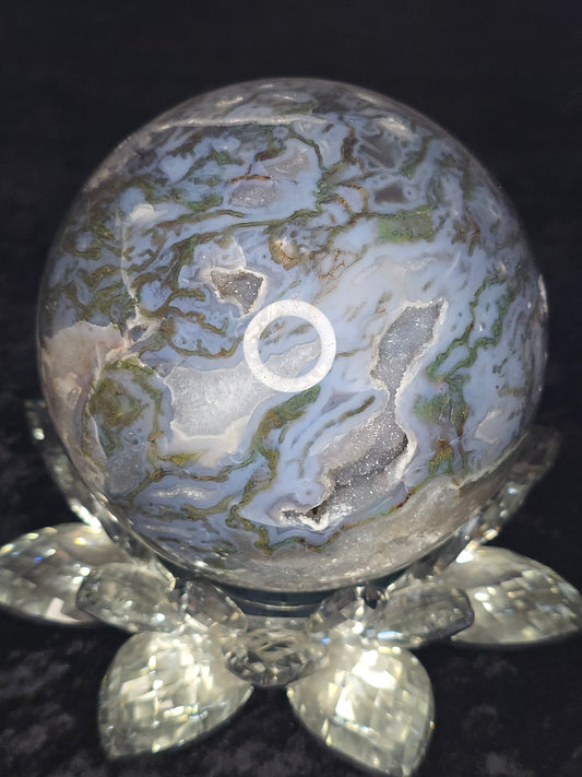 Moss Agate sphere