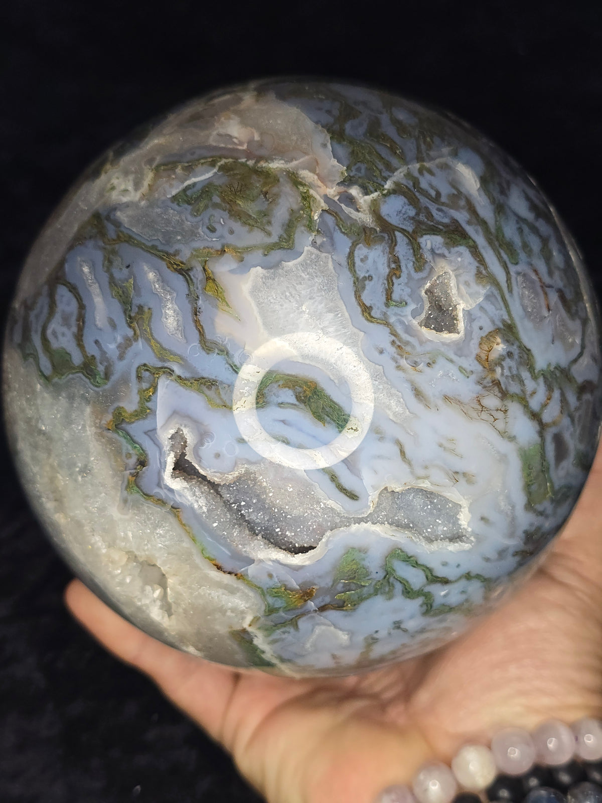 Moss Agate sphere