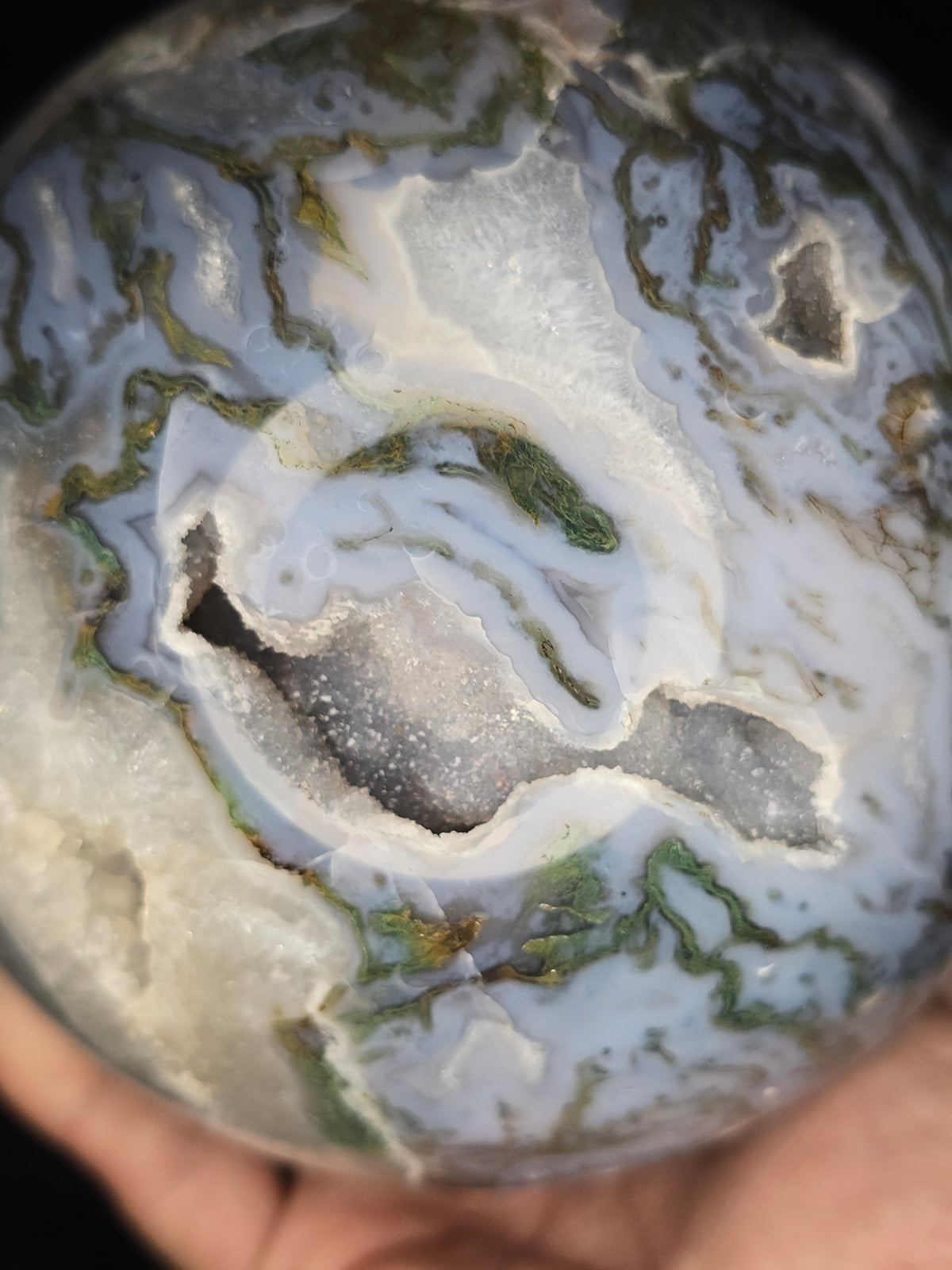Moss Agate sphere