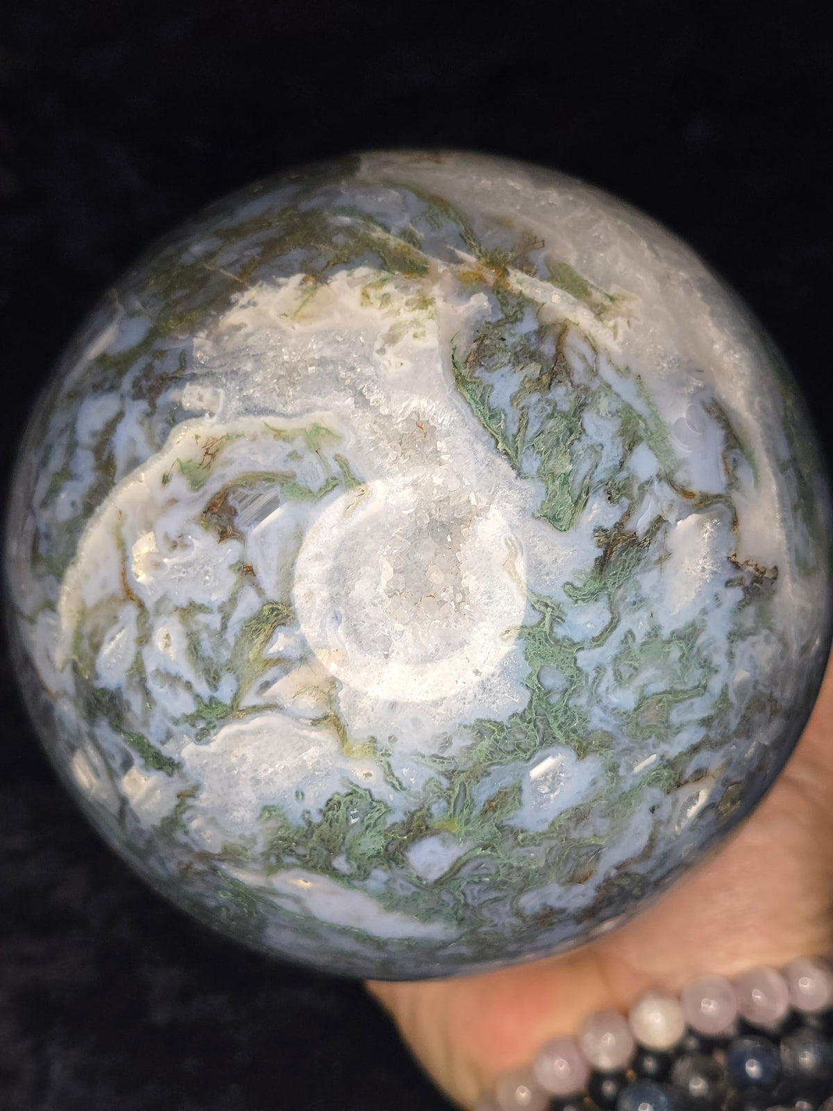 Moss Agate sphere