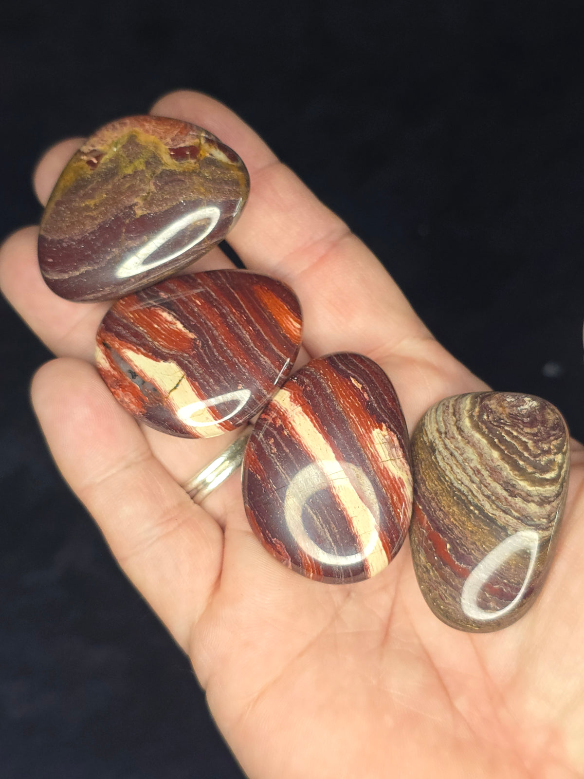 Snake skin jasper pebble Australia