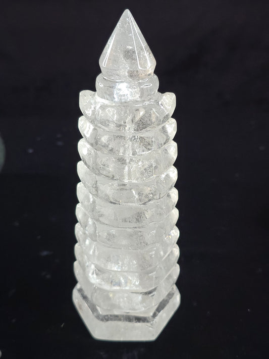 Quartz carved Pagoda