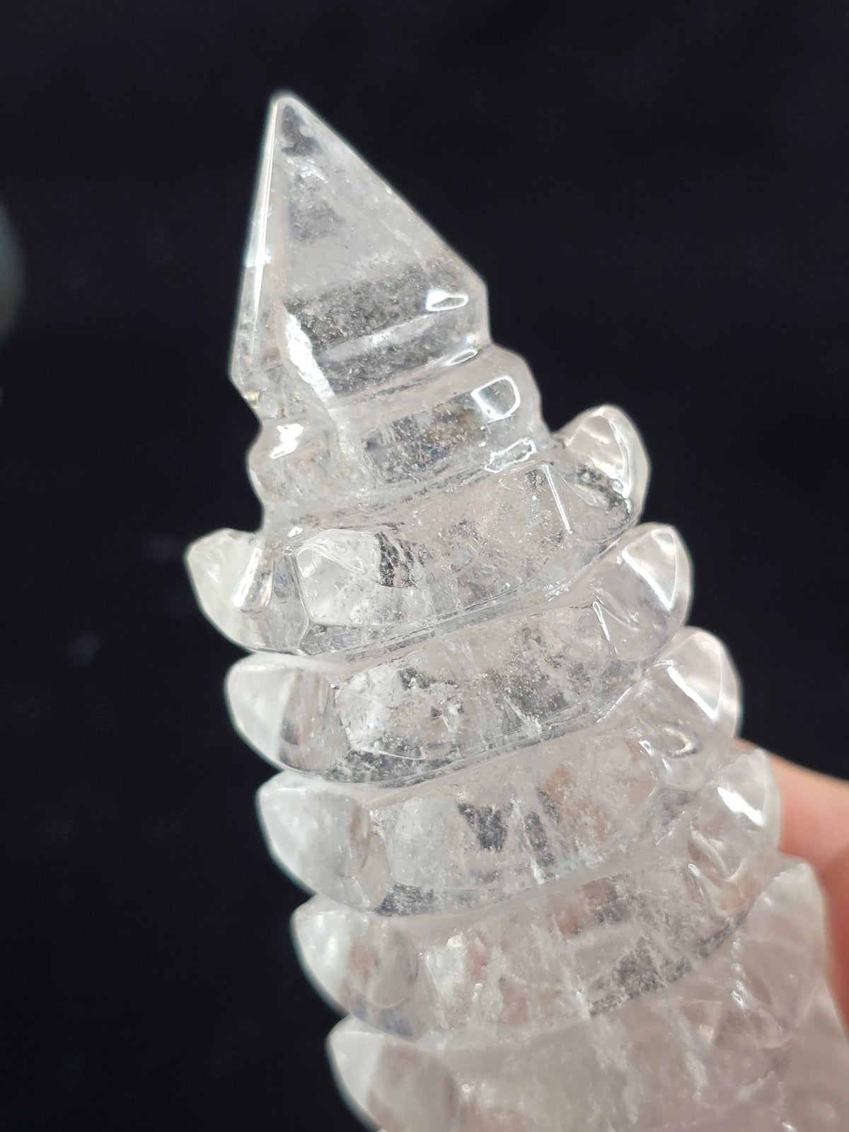 Quartz carved Pagoda