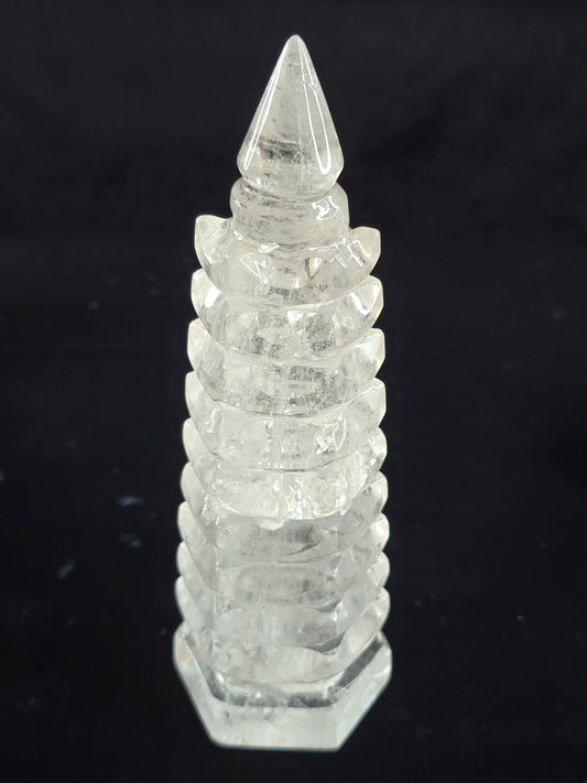 Quartz carved Pagoda