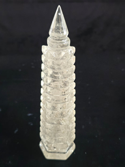 Quartz carved Pagoda