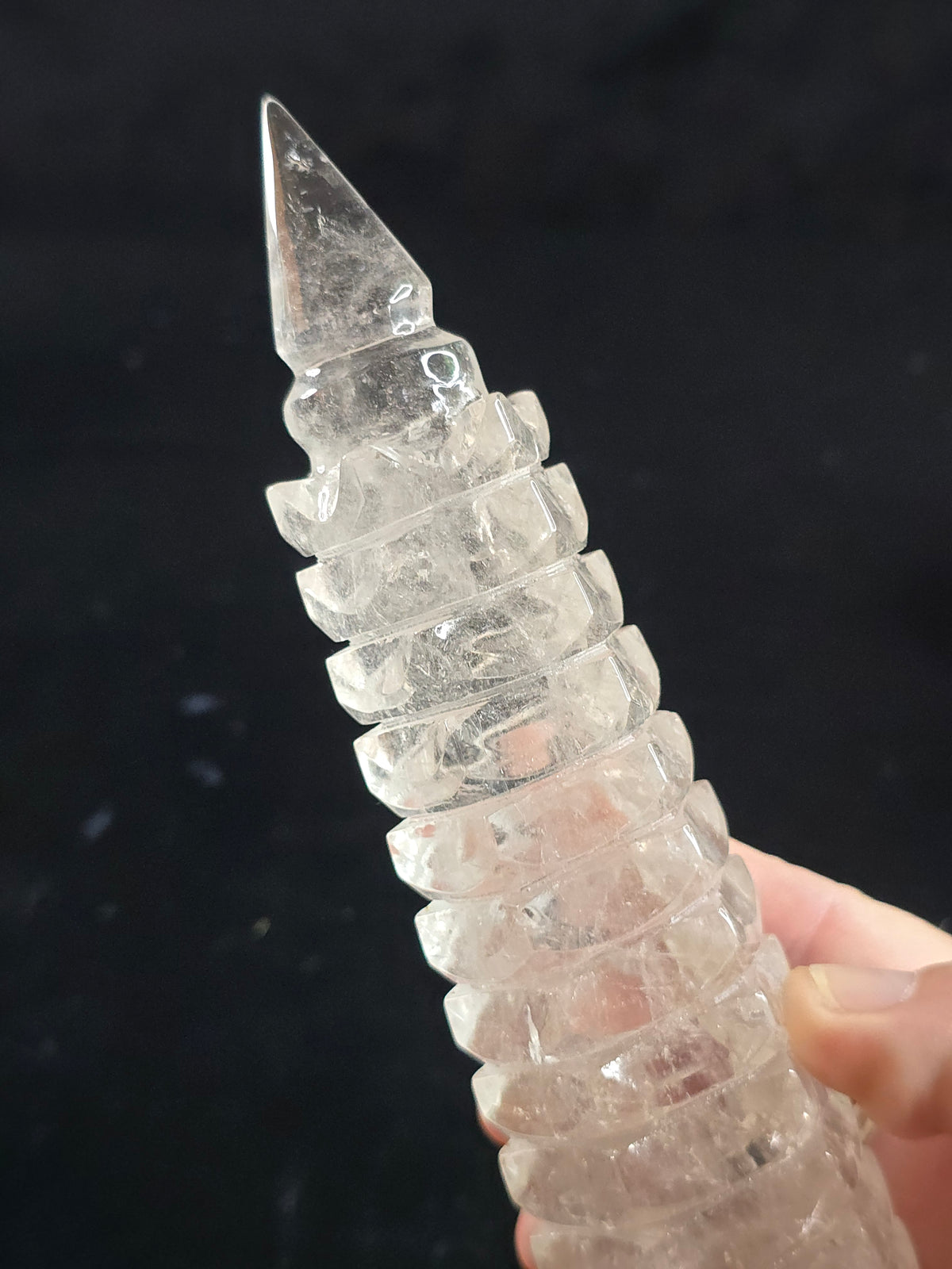 Quartz carved Pagoda