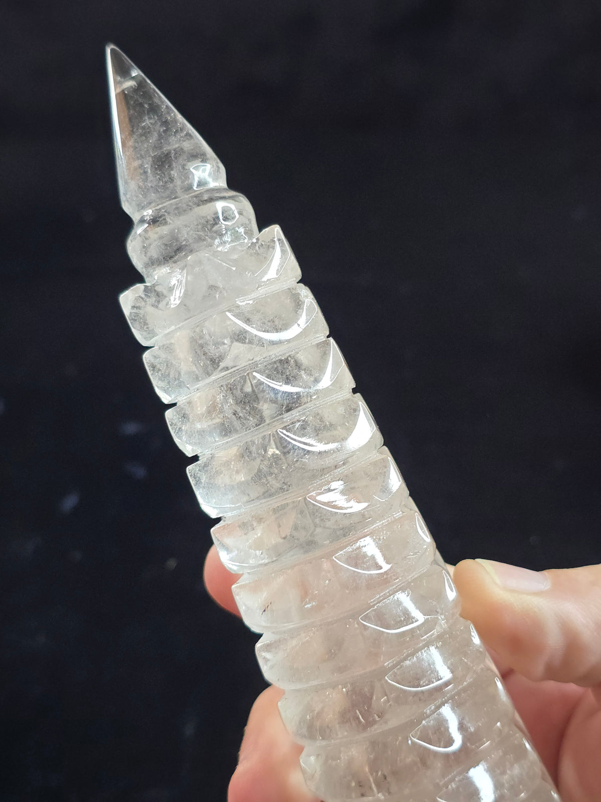 Quartz carved Pagoda