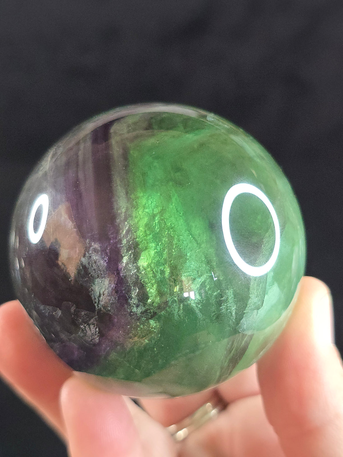 Fluorite sphere