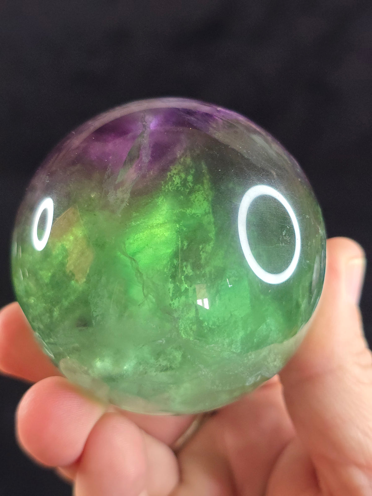 Fluorite sphere