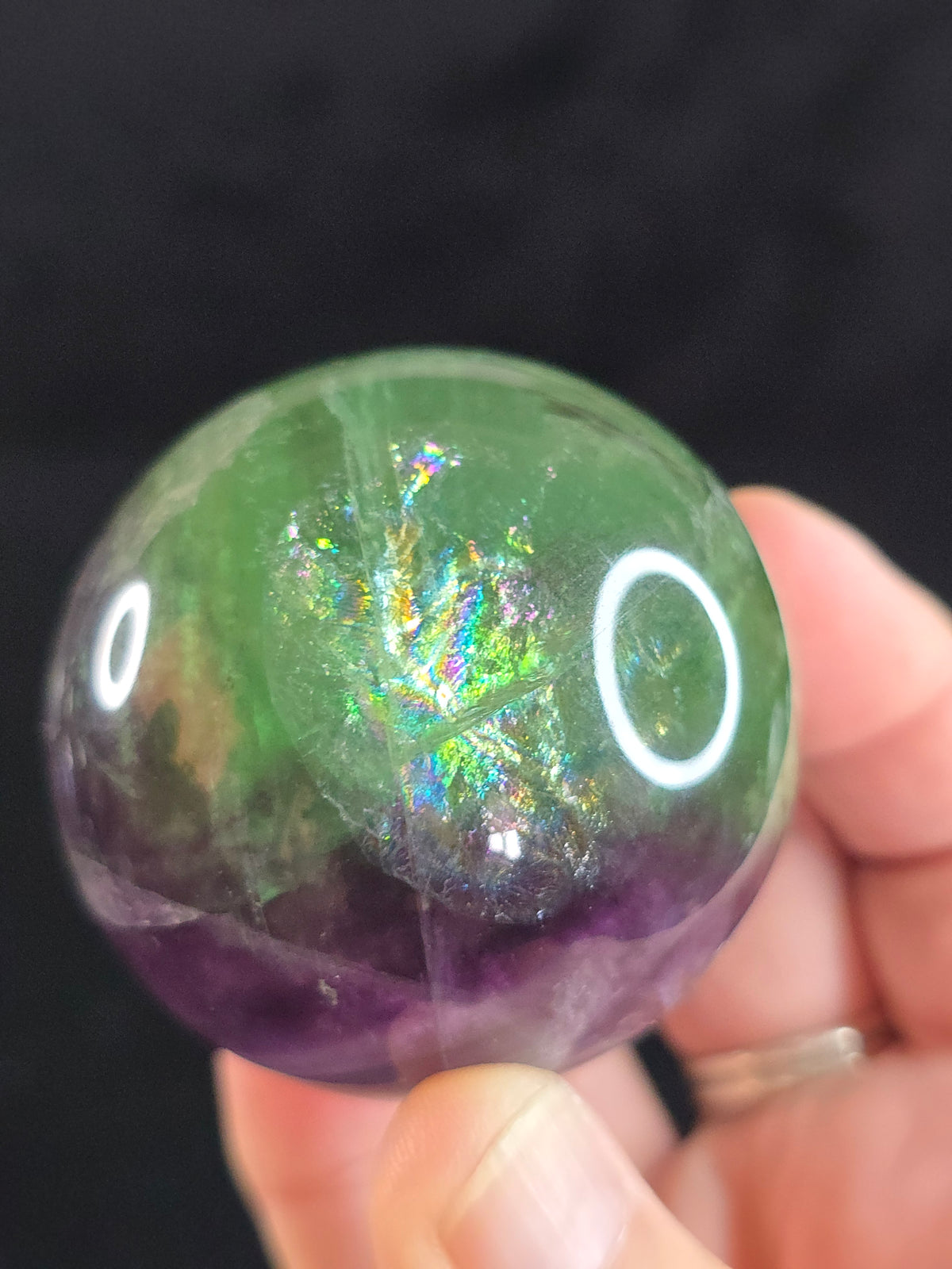 Fluorite sphere
