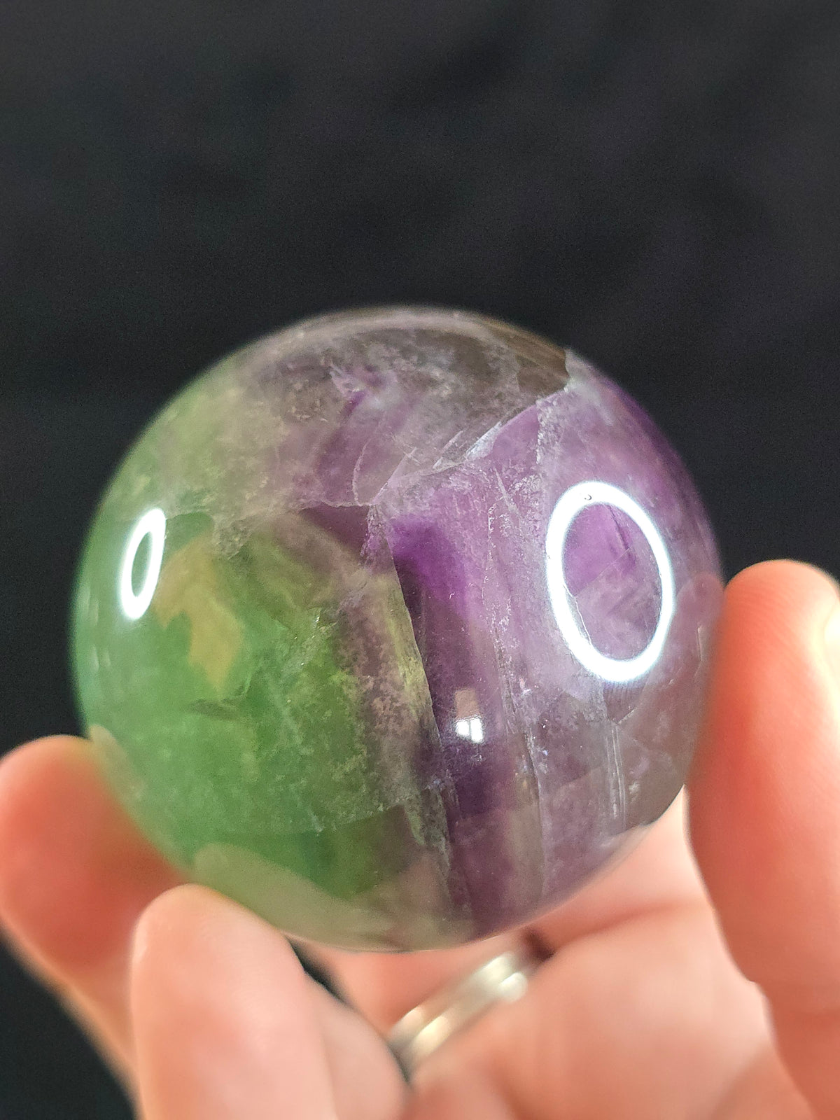 Fluorite sphere
