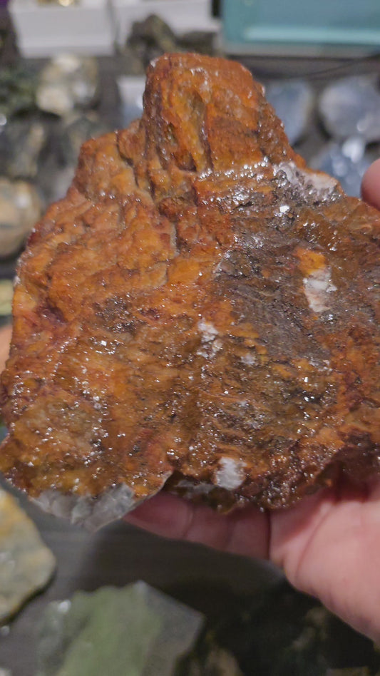 Red calcite from China
