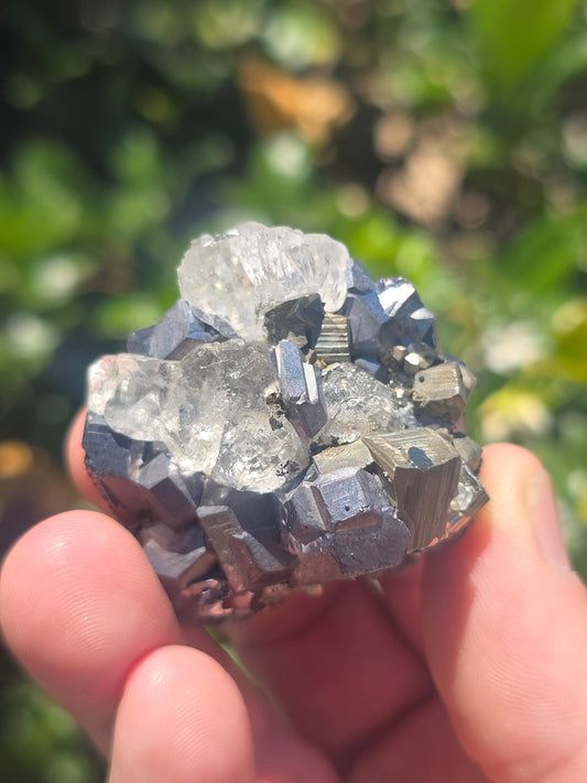 Galena, Fluorite Pyrite Naica Mine Mexico